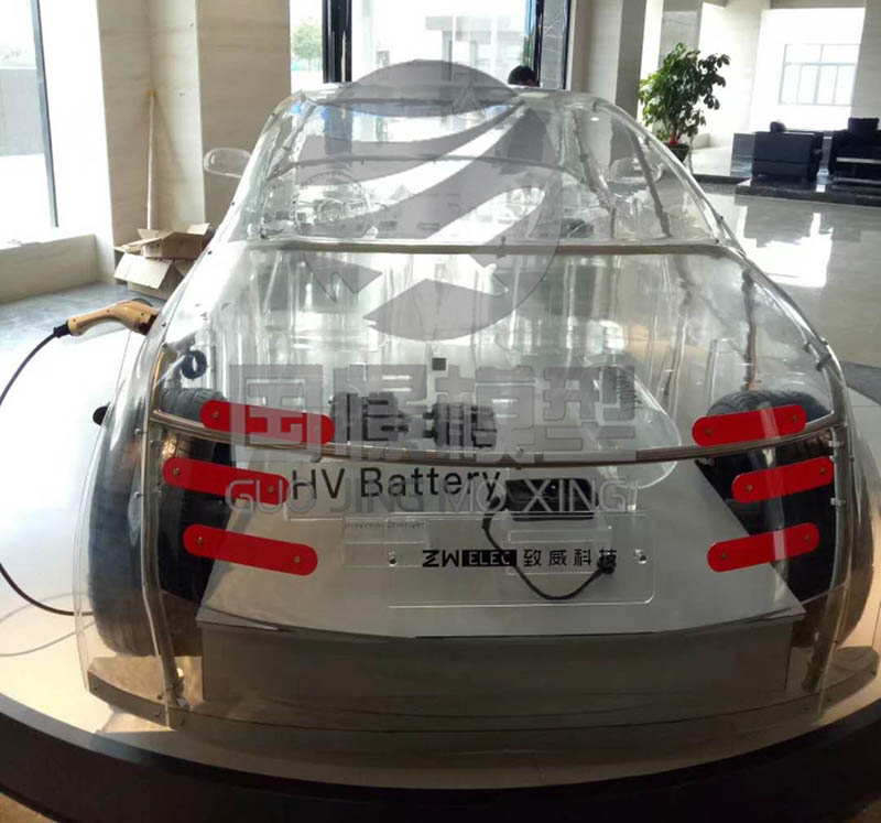 天津透明车模型