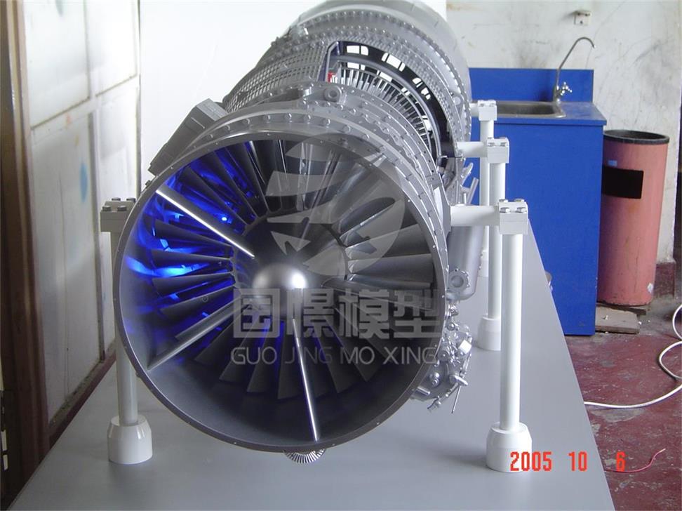天津飞机发动机模型